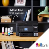 Epson EcoTank ET-3850 all-in-one inkjetprinter Zwart, Scannen, Kopiëren, LAN, Wi-Fi