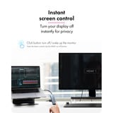 ICY BOX Spade Dock 4081 met off-screen button dockingstation Grijs