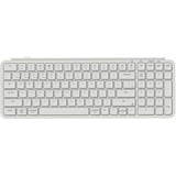 Keychron B2 Pro-K8 toetsenbord Wit (mat), US lay-out (QWERTY), Scissor switches, 96%, ABS keycaps, 2.4 GHz | Bluetooth | USB