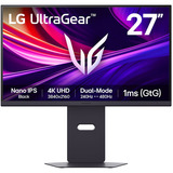 LG UltraGear 27G850A-B 27" 4K UHD gaming monitor Zwart, 2x HDMI, DisplayPort 2.1, USB-B, 240 Hz / 480 Hz