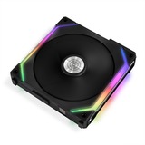 Lian Li UNI FAN SL140 Single Pack case fan Zwart, RGB leds, 4-pins PWM fan-connector