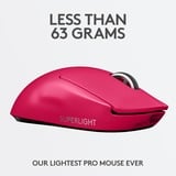 Logitech G PRO X SUPERLIGHT Wireless Gaming Mouse Magenta, 100 - 16.000 dpi