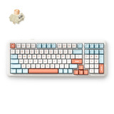 MCHOSE K99 V2 Wireless Gasket Mount Mechanical Keyboard Wit, US lay-out (QWERTY), Kailh Box Icy Creamsicle, 99%, 98%, RGB, PBT Keycaps, Hot-Swap, 2.4 GHz | Bluetooth | USB-C