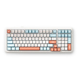 MCHOSE K99 V2 Wireless Gasket Mount Mechanical Keyboard Wit, US lay-out (QWERTY), Kailh Box Icy Creamsicle, 99%, 98%, RGB, PBT Keycaps, Hot-Swap, 2.4 GHz | Bluetooth | USB-C