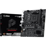 MSI PRO B550M-B socket AM4 moederbord Zwart, RAID, Gb-LAN, Sound, µATX