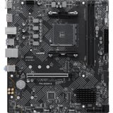 MSI PRO B550M-B socket AM4 moederbord Zwart, RAID, Gb-LAN, Sound, µATX