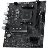 MSI PRO B550M-B socket AM4 moederbord Zwart, RAID, Gb-LAN, Sound, µATX