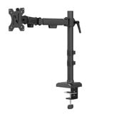 Neomounts DS60-600BL1 Monitorarm 10-32" - Quick-fix - 180°-stop Zwart