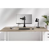 Neomounts DS60-600BL1 Monitorarm 10-32" - Quick-fix - 180°-stop Zwart