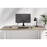 Neomounts DS60-600BL1 Monitorarm 10-32" - Quick-fix - 180°-stop Zwart
