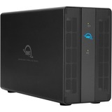 OWC Mercury Pro U.2 Dual externe behuizing Zwart, 2x Thunderbolt 3, 3.5" Dual NVMe U.2 Enclosure