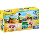 PLAYMOBIL 1.2.3 - Plezier op de boerderij Constructiespeelgoed 71158