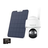 Reolink G440 + Solar Panel 2 beveiligingscamera Wit, 4K, 8MP, 4G LTE, Incl. Solar Panel 2 + 64GB micro SD-kaart 