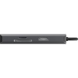 Sitecom 6-in-1 USB-C LAN Multiport dockingstation Grijs