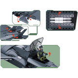 Sluban Army - J-35AS Fighter Jet Constructiespeelgoed Schaal 1:55