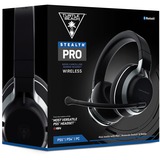 Turtle Beach Stealth Pro over-ear gaming headset Zwart, PlayStation 5, PlayStation 4, PC, Mac, Nintendo Switch, Smartphone, Bluetooth