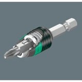 Wera 847/7 Combiboor-bit set, 7‑delig schroefdraad reparatie gereedschap Zwart/groen