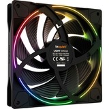 be quiet! Light Wings PWM 140 mm high-speed Triple Pack case fan Zwart, 3 stuks