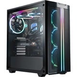 be quiet! PURE Base 500 FX midi tower behuizing Zwart | 1x USB-A | 1x USB-C | RGB | Tempered Glass