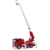 bruder Scania Super 560R brandweerwagen met ladder, waterpomp en licht en geluid Modelvoertuig 03591