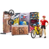 bruder bworld - Fietsenwinkel Speelfiguur 63120