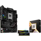 ALTERNATE Upgrade Kit B650E-F Gaming WiFi / Ryzen 7 9800X3D / 32 GB Zwart, Moederbord, CPU, Geheugen