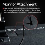 Arozzi Arena Moto Gaming Desk - Black Zwart