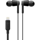 Belkin SOUNDFORM Hoofdtelefoon met Lightning-connector Zwart