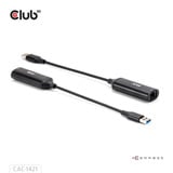 Club 3D USB-A naar RJ45 Ethernet 5Gbps adapter Zwart