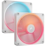 Corsair iCUE LINK LX140-R RGB PWM Reverse Fans Starter Kit case fan Wit, 2 stuks, 4-pin PWM