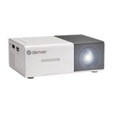 Denver PR-1000 Mini projector Wit/zwart, 30 ANSI Lumen, HDMI, USB, Bluetooth