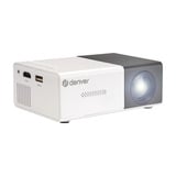 Denver PR-1000 Mini projector Wit/zwart, 30 ANSI Lumen, HDMI, USB, Bluetooth
