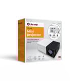 Denver PR-1000 Mini projector Wit/zwart, 30 ANSI Lumen, HDMI, USB, Bluetooth