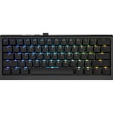 Ducky One X Mini Wireless RGB mechanisch toetsenbord Zwart, US lay-out (QWERTY), Ducky Inductive, 60%, Hot-swappable, PBT, 2.4 GHz | Bluetooth | USB-C