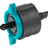 GARDENA Verstelbare Einddruppelaar, drukcompenserend. druppelaar Zwart/turquoise, 5 Stuks