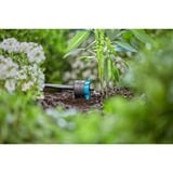 GARDENA Verstelbare Einddruppelaar, drukcompenserend. druppelaar Zwart/turquoise, 5 Stuks
