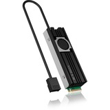 ICY BOX IB-M2HSF-703 heatsink Zwart