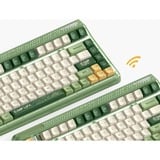 Iqunix OG80 Camping Wireless Mechanical Keyboard Groen, US lay-out (QWERTY), IQUNIX Moonstone, 80% (TKL)	, RGB leds, Hot-swappable, PBT, 2.4GHz | Bluetooth 5.1 | USB-C