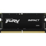 Kingston FURY 16 GB DDR5-5600 (1x 16 GB) laptopgeheugen Zwart, KF556S40IB-16, Impact