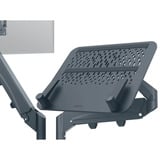 Leitz Ergo Ruimtebesparende Dubbele Monitor- en Laptoparm monitorarm Donkergrijs