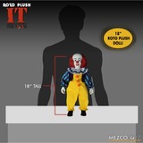 Mezco Toys IT 1990: Pennywise 18 inch Roto Plush pluchenspeelgoed 