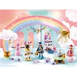 PLAYMOBIL Princess Magic - Adventskalender Kerstmis onder de Regenboog Constructiespeelgoed 71348