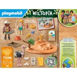 PLAYMOBIL Wiltopia - Op bezoek bij papa struisvogel Constructiespeelgoed 