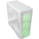 Phanteks Eclipse G500A DRGB midi tower behuizing Wit | 2x USB-A | 1x USB-C | RGB | Tempered Glass