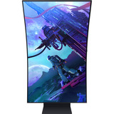 SAMSUNG Odyssey Ark G97NC 55" 4K UHD curved gaming monitor Zwart, 3x HDMI, DisplayPort, 2x USB-A, 2x USB-B, 2x USB-C, Wi-Fi 5, BT, RJ-45, 165 Hz