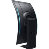 Samsung Odyssey Ark G97NC 55" 4K UHD curved gaming monitor Zwart, 3x HDMI, DisplayPort, 2x USB-A, 2x USB-B, 2x USB-C, Wi-Fi 5, BT, RJ-45, 165 Hz