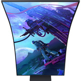 Samsung Odyssey Ark G97NC 55" 4K Ultra HD curved gaming monitor Zwart, 1x DisplayPort, 3x HDMI, 2x USB-C, 2x USB-A, 1x RJ-45, 165 Hz, 3x HDMI, DisplayPort, 2x USB-A, 2x USB-B, 2x USB-C, Wi-Fi 5, BT, RJ-45, 165 Hz