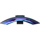 Samsung Odyssey Ark G97NC 55" 4K Ultra HD curved gaming monitor Zwart, 1x DisplayPort, 3x HDMI, 2x USB-C, 2x USB-A, 1x RJ-45, 165 Hz, 3x HDMI, DisplayPort, 2x USB-A, 2x USB-B, 2x USB-C, Wi-Fi 5, BT, RJ-45, 165 Hz