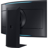 Samsung Odyssey Ark G97NC 55" 4K Ultra HD curved gaming monitor Zwart, 1x DisplayPort, 3x HDMI, 2x USB-C, 2x USB-A, 1x RJ-45, 165 Hz, 3x HDMI, DisplayPort, 2x USB-A, 2x USB-B, 2x USB-C, Wi-Fi 5, BT, RJ-45, 165 Hz