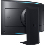 Samsung Odyssey Ark G97NC 55" 4K Ultra HD curved gaming monitor Zwart, 1x DisplayPort, 3x HDMI, 2x USB-C, 2x USB-A, 1x RJ-45, 165 Hz, 3x HDMI, DisplayPort, 2x USB-A, 2x USB-B, 2x USB-C, Wi-Fi 5, BT, RJ-45, 165 Hz